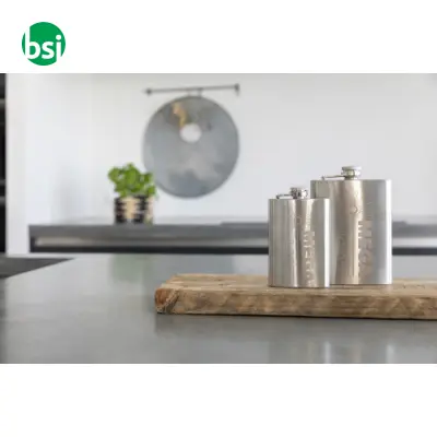 Stainless steel hip flask Benedict - Immagine 3