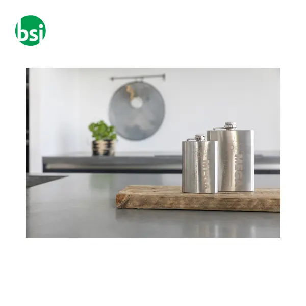 Stainless steel hip flask Benedict -  3