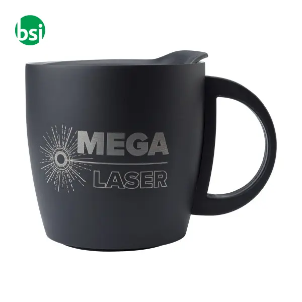 Stainless steel, double walled travel mug Rania -  1