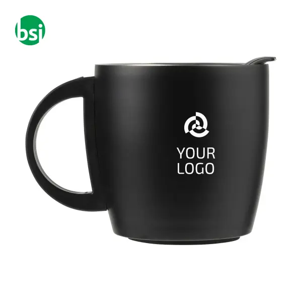 Stainless steel, double walled travel mug Rania -  5