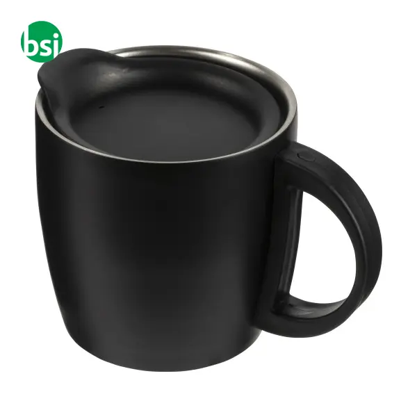 Stainless steel, double walled travel mug Rania -  2