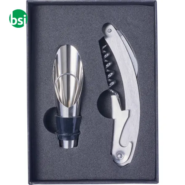Stainless steel wine set Dale -  1