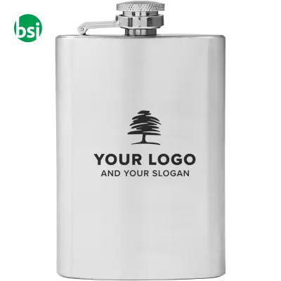 Stainless steel hip flask Ingrid - Immagine 5