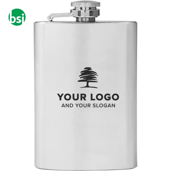 Stainless steel hip flask Ingrid -  5