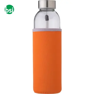Glass bottle 500 ml with neoprene sleeve Nika - Immagine 5
