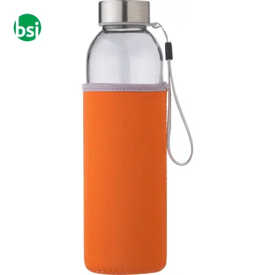 Glass bottle 500 ml with neoprene sleeve Nika - Immagine 8