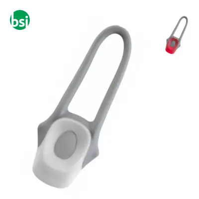 Plastic and silicone bicycle light Abigail