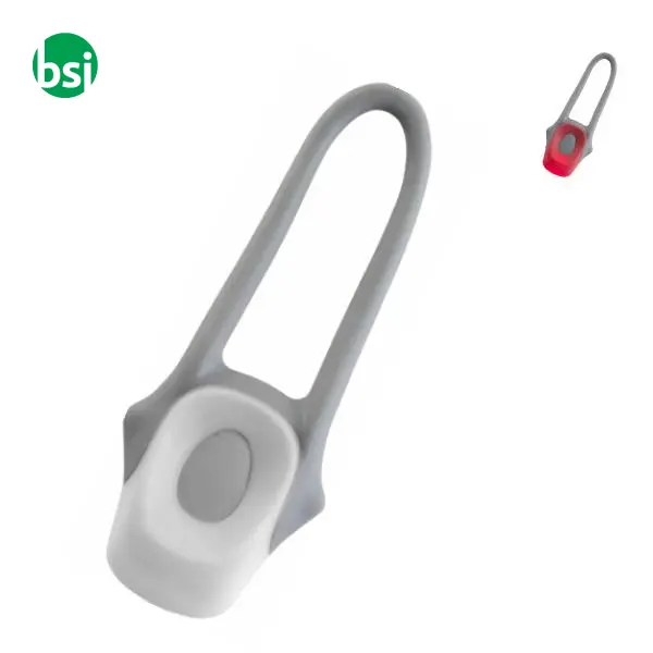 Plastic and silicone bicycle light Abigail -  1