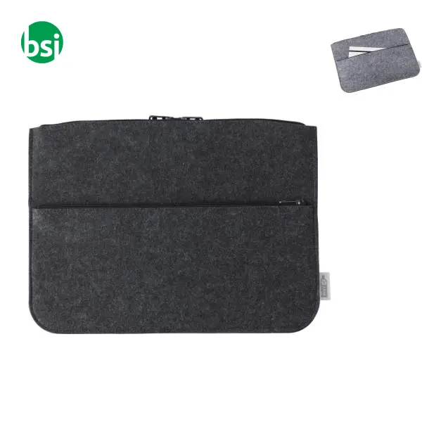 RPET felt laptop pouch Emilia -  1