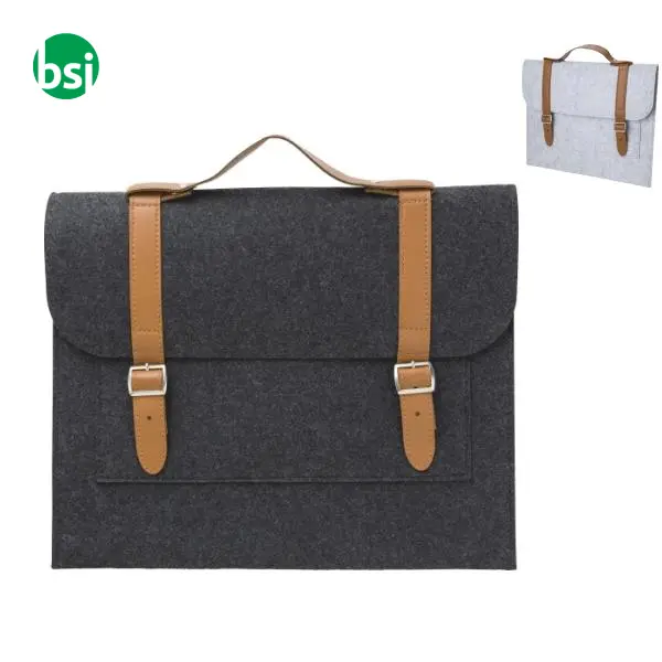 RPET felt document bag Amelia -  1