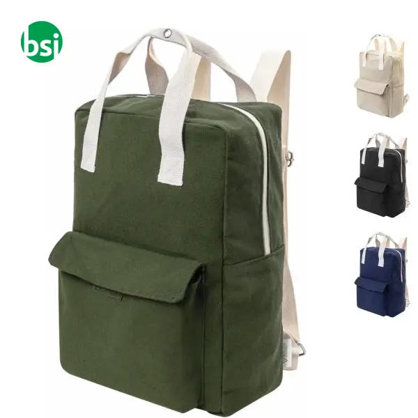 Canvas backpack with printing REKAN BACK -  1