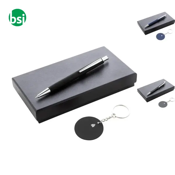 Pen and keyring set MIROSET -  1