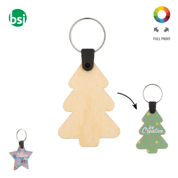 Custom Christmas keyring Christmas tree FJERNY CREATIVE -  1