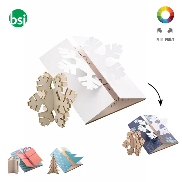 Christmas card snowflake CREAX PLUS -  1