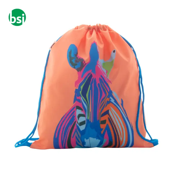 Custom drawstring bag for kids CREADRAW KIDS RPET -  9