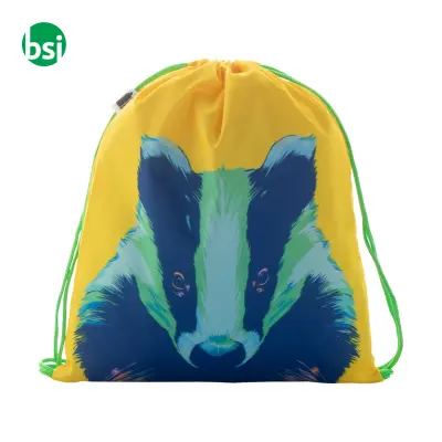 Custom drawstring bag for kids CREADRAW KIDS RPET - Immagine 19