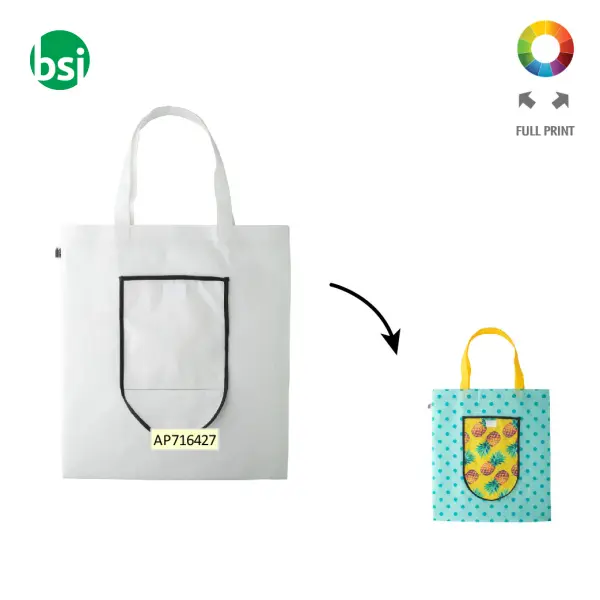 Custom shopping bag SUBOSHOP FOLD B RPET -  1