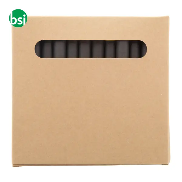 Custom 12 Pc Crayon Set - Craxon 12 Eco -  2