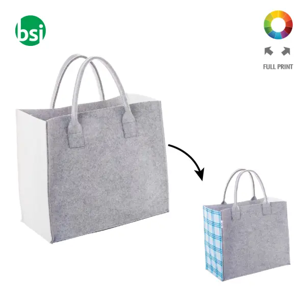 Custom shopping bag CREAFELT SHOP B -  1
