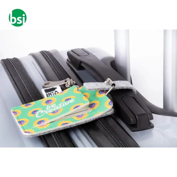 Custom RPET luggage tag CREAFELT TAG -  8