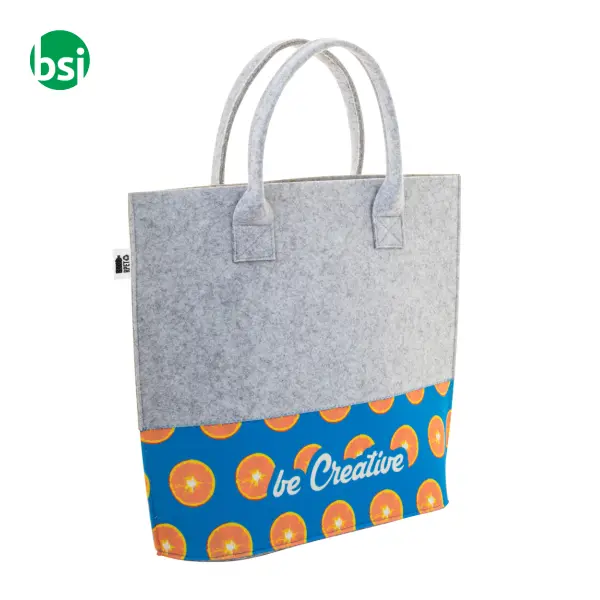 Custom RPET shopping bag CREAFELT SHOP C -  8