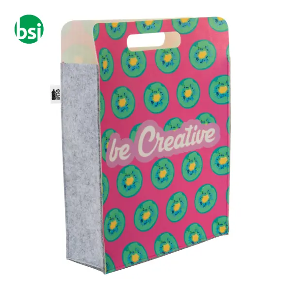 Custom RPET shopping bag CREAFELT SHOP D -  1