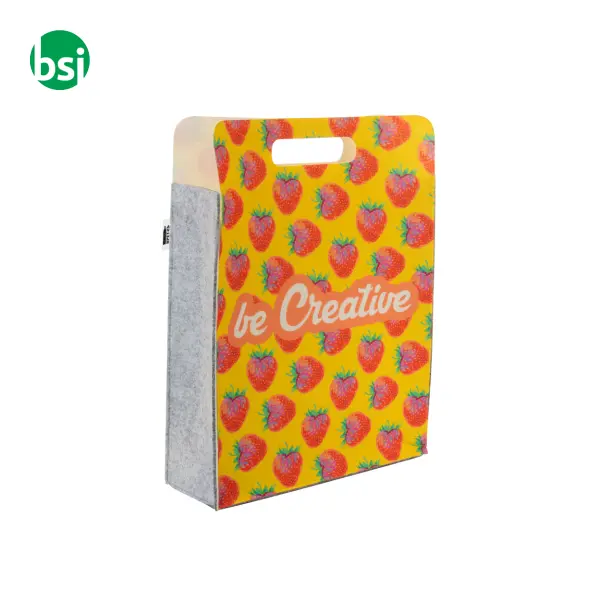 Custom RPET shopping bag CREAFELT SHOP D -  5