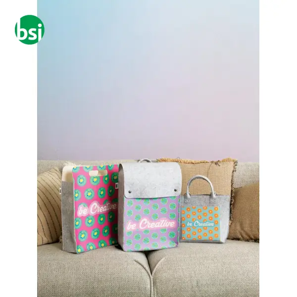 Custom RPET shopping bag CREAFELT SHOP D -  9