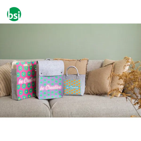 Custom RPET shopping bag CREAFELT SHOP D -  10