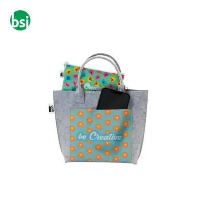 Custom RPET crossbody bag CREAFELT CROSS - Immagine 14