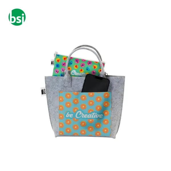 Custom RPET crossbody bag CREAFELT CROSS -  14