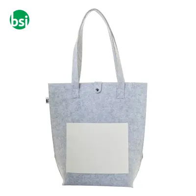 Custom RPET shoulder bag CREAFELT TOTEBACK - Immagine 3