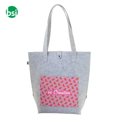 Custom RPET shoulder bag CREAFELT TOTEBACK - Immagine 4