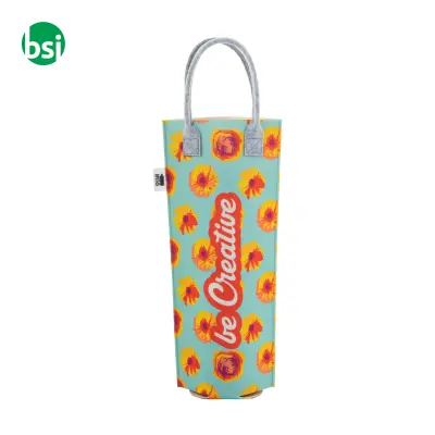 Custom RPET wine bag CREAFELT VINO - Immagine 4