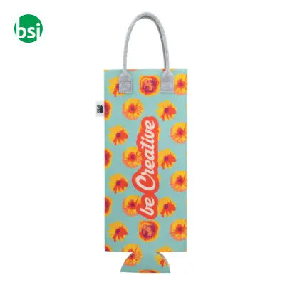 Custom RPET wine bag CREAFELT VINO - Immagine 5
