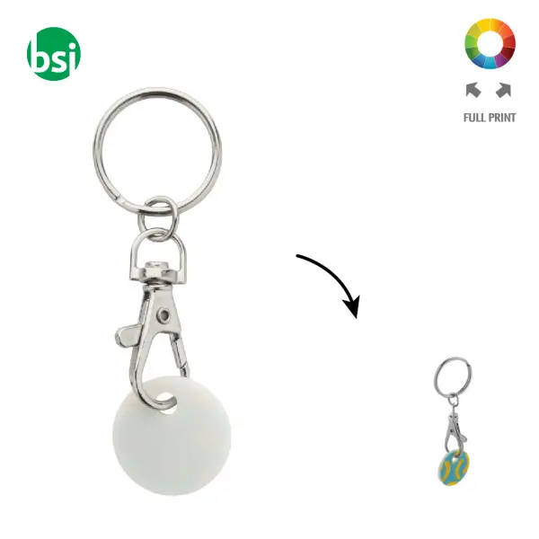 Trolley coin keyring COLOSHOP -  1