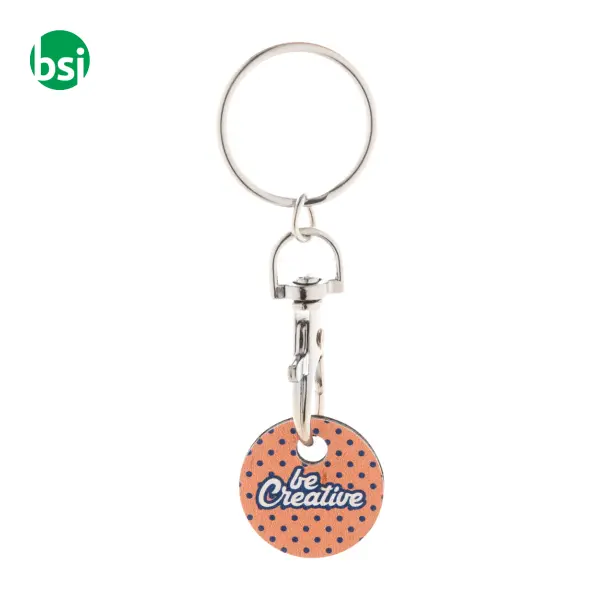 Trolley coin keyring COLOSHOP ECO -  3