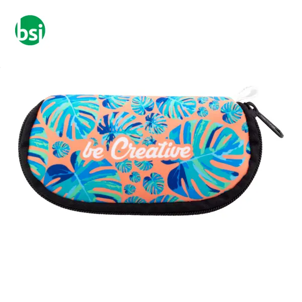 Custom RPET sunglasses case PRINTSUN ZIP -  4