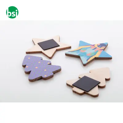 Custom Christmas fridge magnet Christmas tree WOOFRI XMAS - Immagine 5