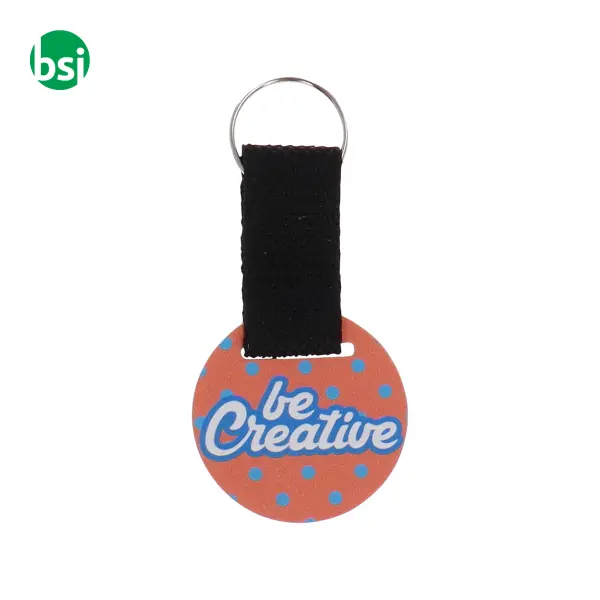 Custom keyring, round WOODY STRAP -  11