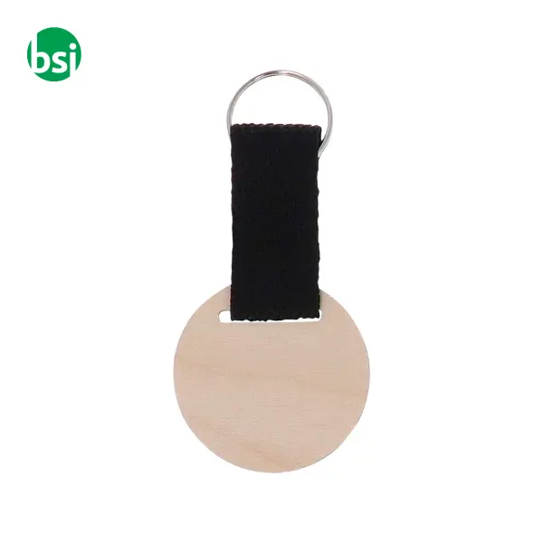 Custom keyring, round WOODY STRAP -  3