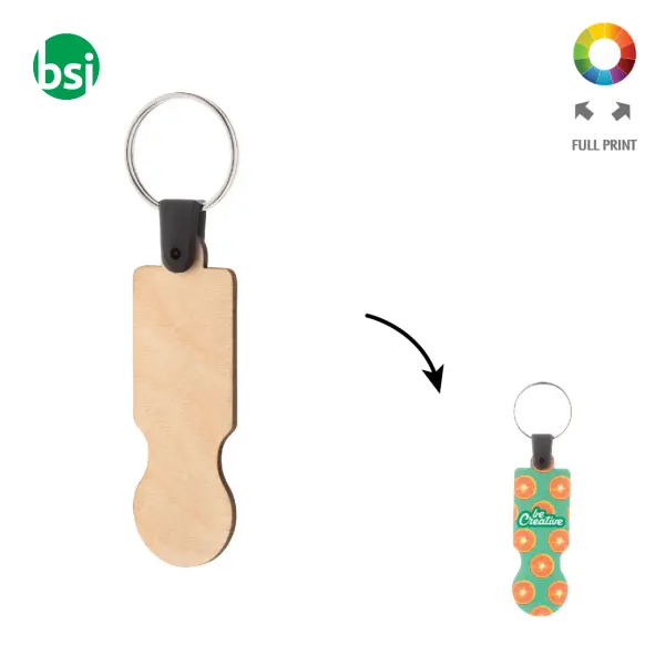 Trolley coin keyring COLOCART ECO -  1