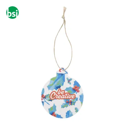 Seed paper Christmar tree ornament round CREAJUL SEED - Immagine 8