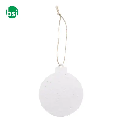 Seed paper Christmar tree ornament round CREAJUL SEED - Immagine 3