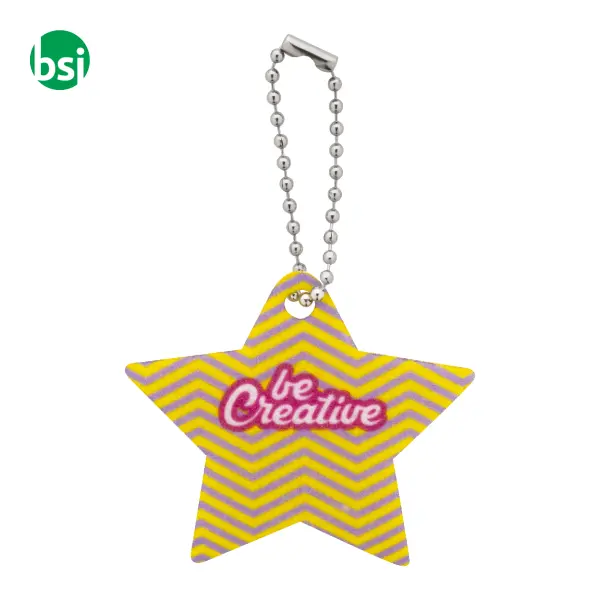 Custom Christmas keyring star CREAFELT KEY XMAS -  12