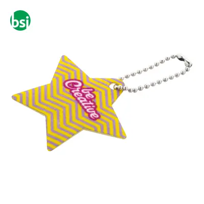 Custom Christmas keyring star CREAFELT KEY XMAS - Immagine 3