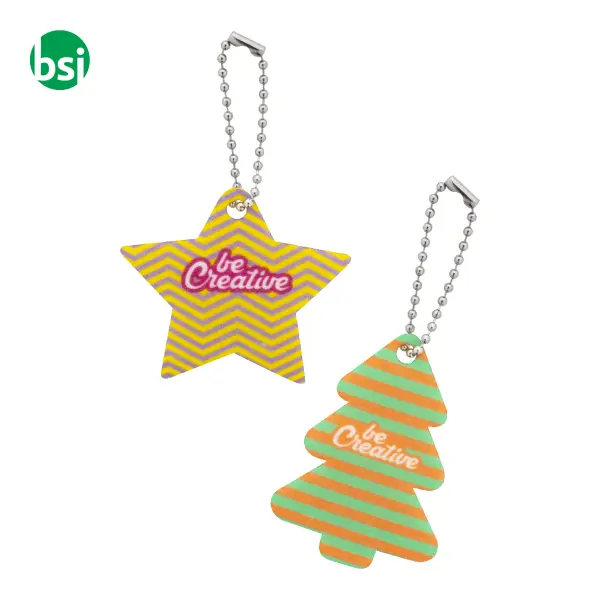 Custom Christmas keyring star CREAFELT KEY XMAS -  9