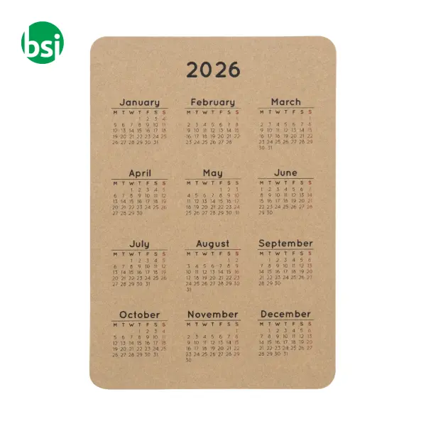 Custom pocket calendar CREADATE POCKET ECO -  3