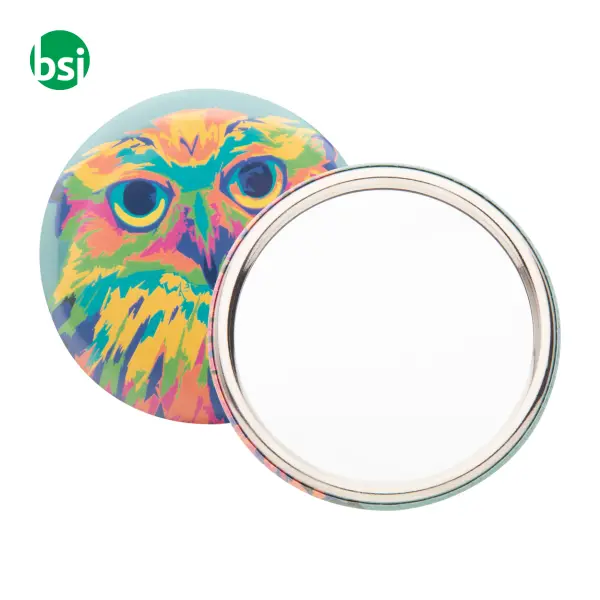 Pin Button Pocket Mirror - BeautyBadge -  5
