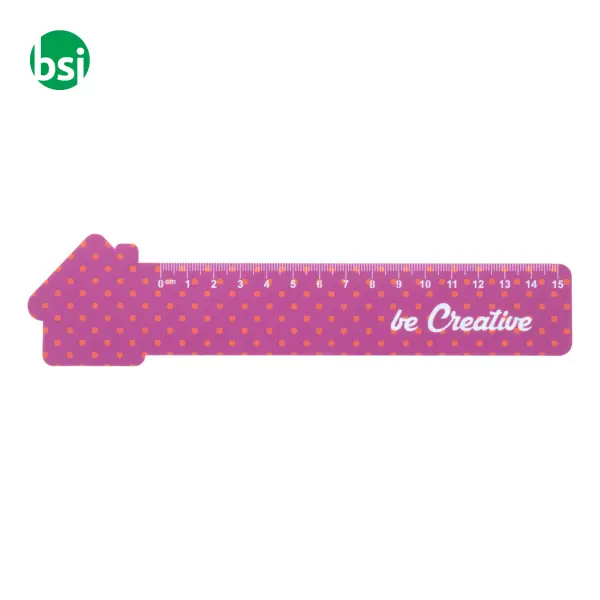 15 cm ruler, house COULER 15 -  10